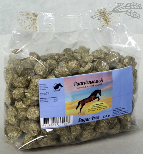 [UK0090] Vanilia Paardenbrok Sugar free (330 gr.)