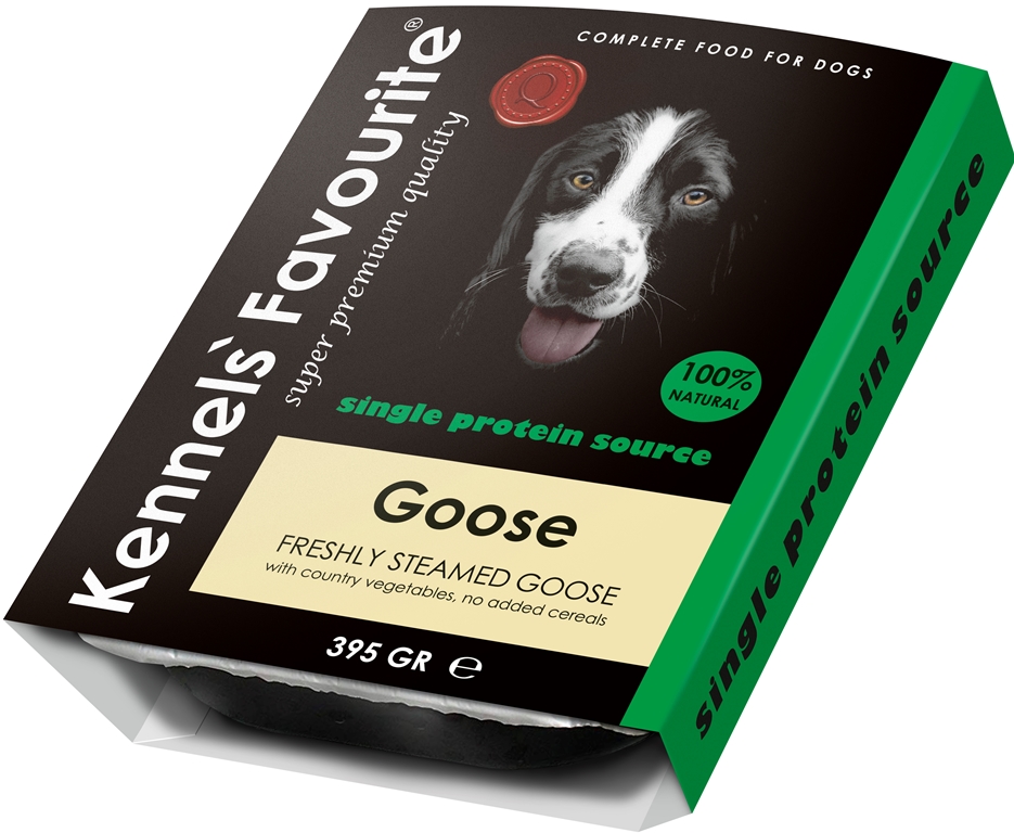 Kennels Fav. Steamed Goose 10 x 395 gr.