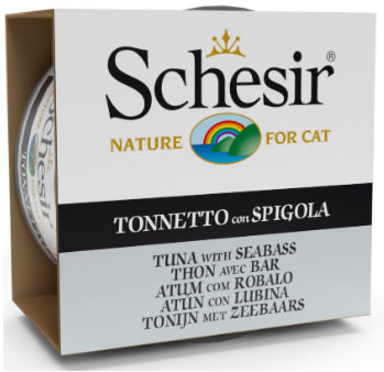 [AG17276] Schesir Cat Jelly Tuna with Seabass (12 x 85 gr.)