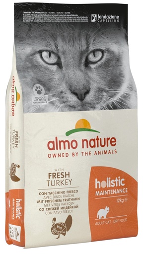 [AL0643] Almo Nature Holistic Kat Kalkoen (12 kg.)