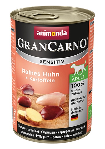 [AM82411] Grancarno Sens.Pure Chicken+Potatoes (6 x 400 gr.)