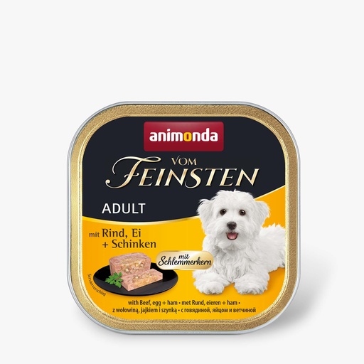 [AM82667] Feinsten Dog Gourmet Rund+Ei (22 x 150 gr.)