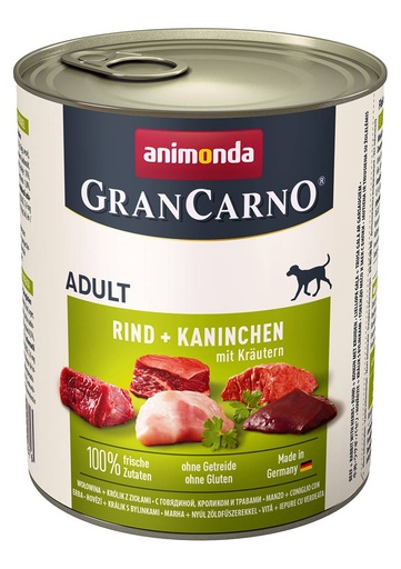 [AM82767] Grancarno Konijn+Kruiden (6 x 800 gr.)