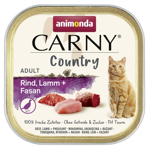 [AM83843] Carny Country Rund/Lam/Fazant (32 x 100 gr.)
