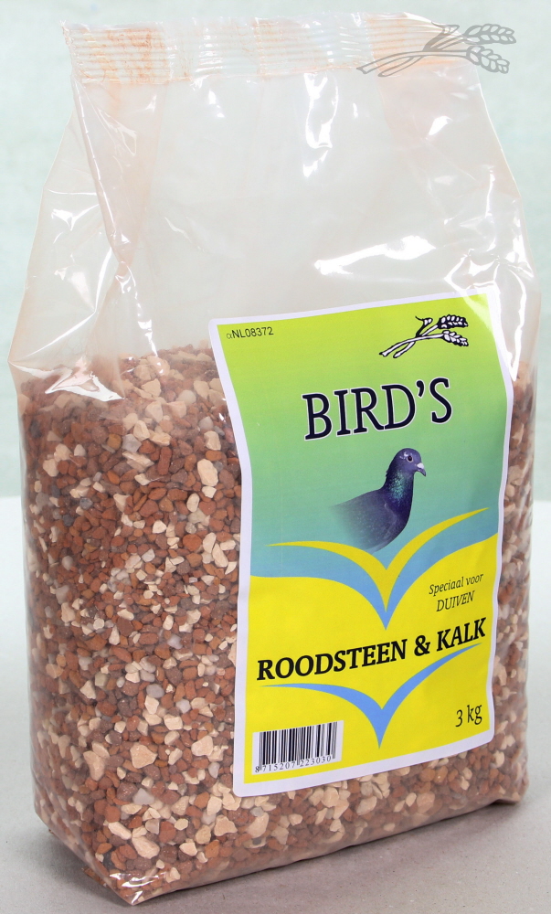 Roodsteen en Kalk 3 kg.