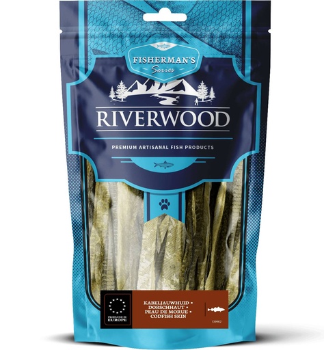 [JP139902] Riverwood Fisherman Kabeljauwhuid (6 x 200 gr.)