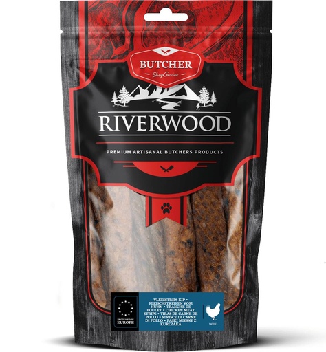 [JP140033] Riverwood Butcher Vleesstrips Kip (6 x 150 gr.)
