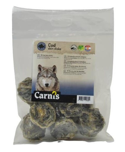 [CS54185] Carnis Schijfjes Kabeljauwhuid Mini (5 x 10 st.)