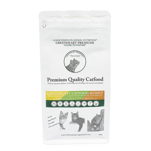 [GH31067] Greenheart Cat 3D Diet (500 gr.)