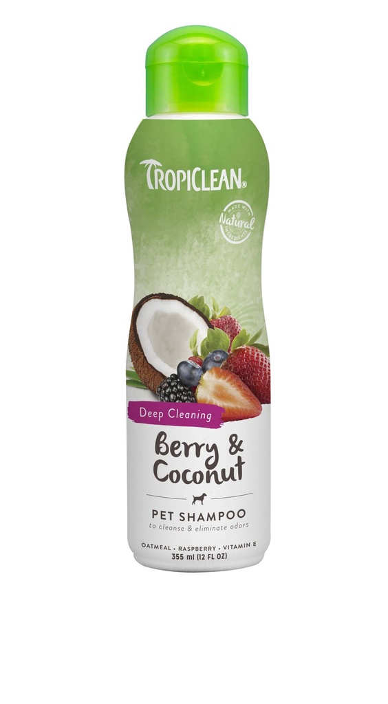 TropiClean Berry & Coconut Shampoo 355 ml.