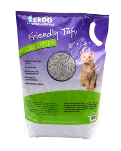 Ekoo Tofu Catlitter Active Coal 3 x 12 ltr.