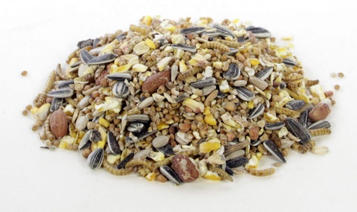 [BV60011] Strooivoer Premium met Meelwormen 20 kg.