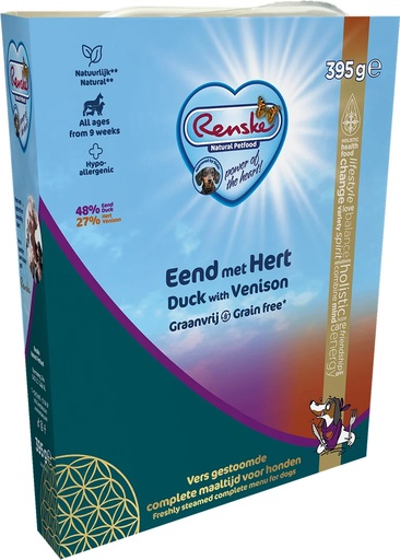 [REN24284] Renske Vers Eend & Hert Graanvrij 10 x 395 gr.